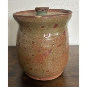 Ceramic Pottery Decorative Dish With Lid Homemade Studio Art Collector Decor Fun